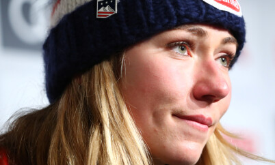 Alpine Skiing - FIS Alpine World Ski Championships - Women's Super G - Are, Sweden - February 5, 2019 Mikaela Shiffrin of the U.S during a press conference REUTERS/Denis Balibouse